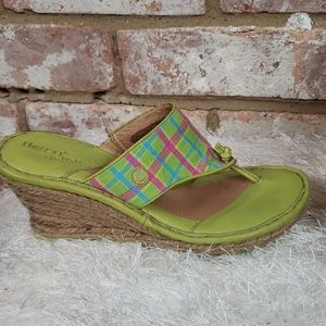 Born Wedge Thong Sandals